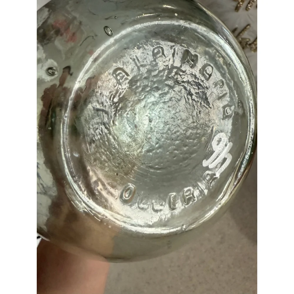 20th Century Glass Bulb Vase by J Albinana Olleria
